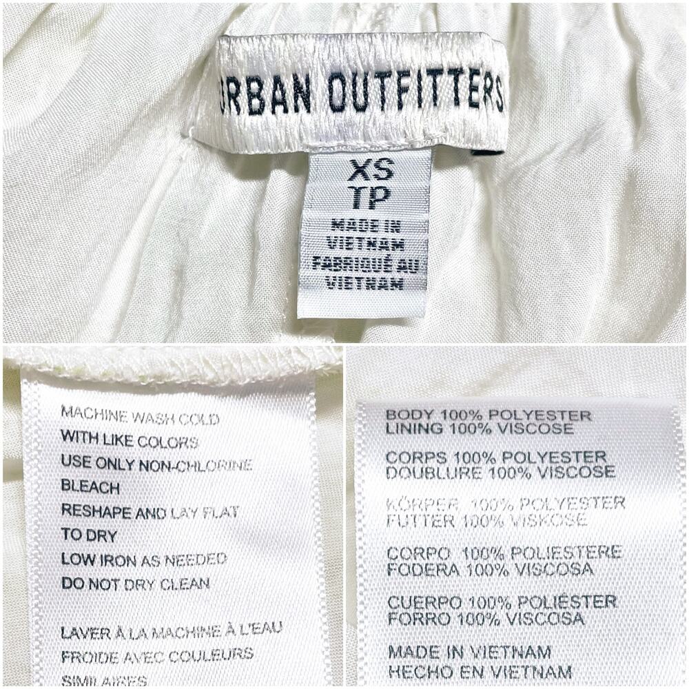 URBAN OUTFITTERS Lannette Green Toile Fairy Print Whimsy Elf Mini Dress Size XS - Picture 11 of 11